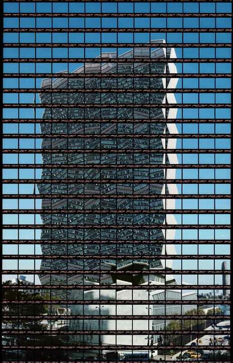 Thomas Kellner: 40#23 New York, UN Headquarter, (Architekten: Le Corbusier, Niemeier, Harrison) 2003, C-Print, 53 x 83,8 cm / 20,7" x 32,7", Auflage 20+3