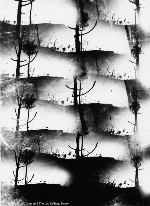Thomas Kellner: Tierra quemada, obscure, Fotografien aus der Asche Nr. 1, 1993, BW-Print, 16,4x23,5cm/6,4"x9,2", edition 10+2