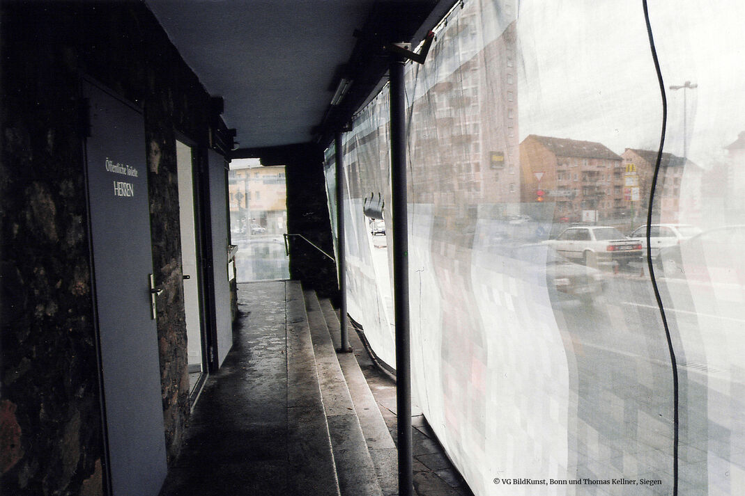 Thomas Kellner: Fassade Innenansicht, Giessen, 2004