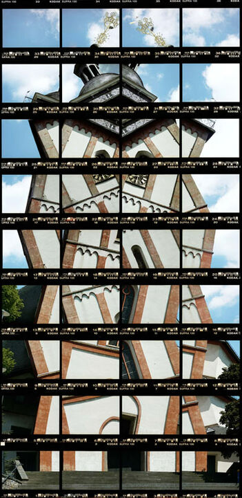 Thomas Kellner: 29#01 Siegen, Nikolaikirche, 2001, C-Print, 15,3 x 31,4 cm/5,9" x 12,2", Auflage 20+3