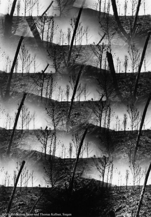 Thomas Kellner: Tierra quemada, obscure, Fotografien aus der Asche Nr. 4, 1993, BW-Print, 16,4x23,5cm/6,4"x9,2", edition 10+2