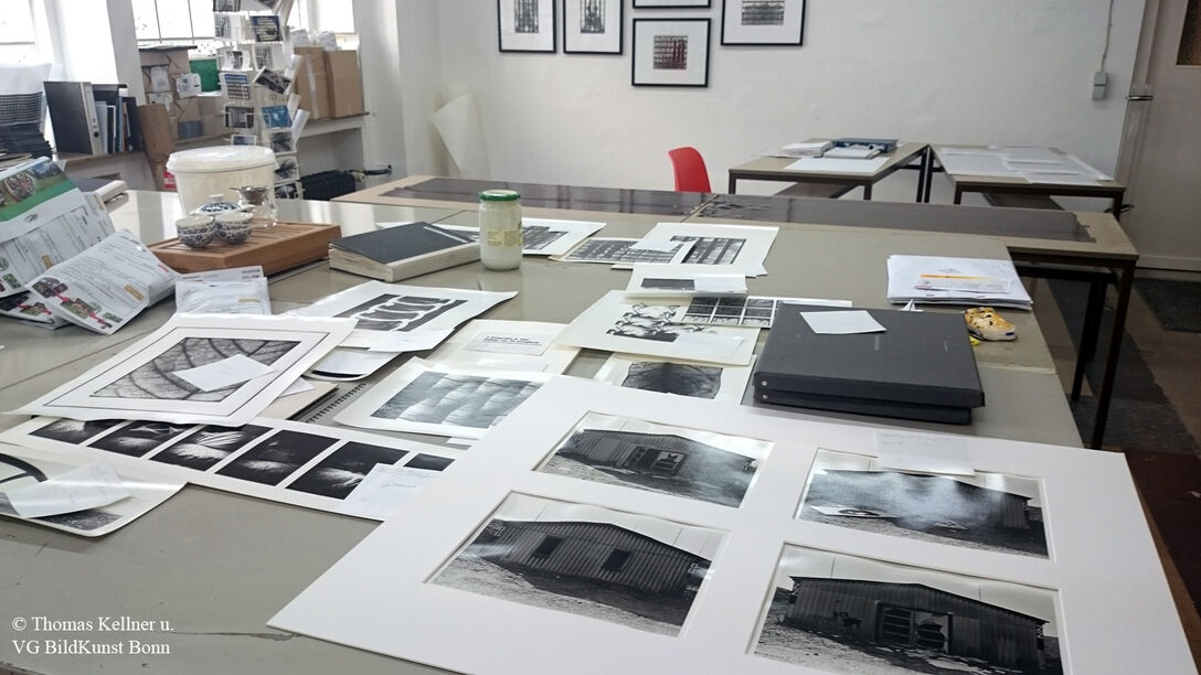 Pictures Black and White 1991-1997 in studio Thomas Kellner, Siegen, 2016