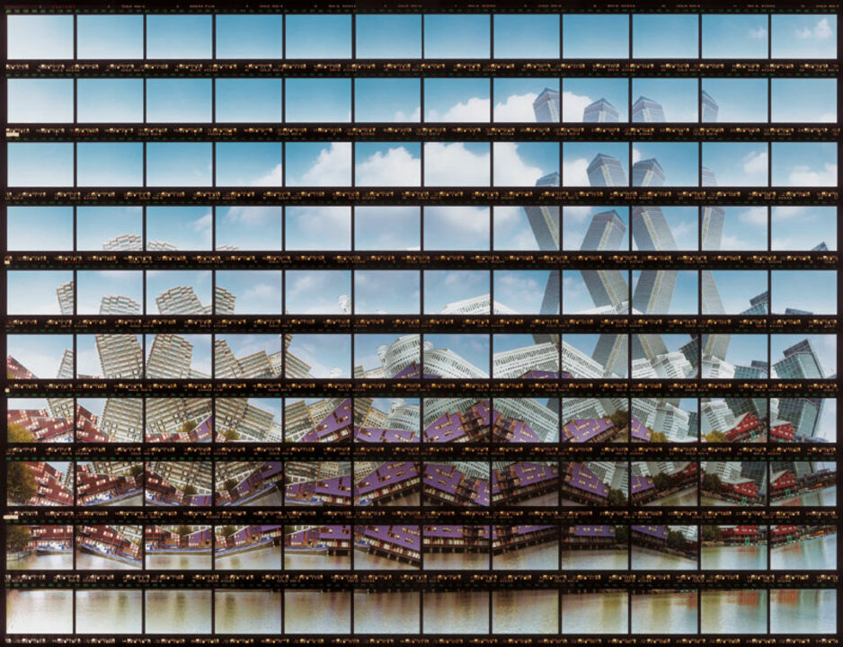 Thomas Kellner: 14#22 London, Canary Wharf Tower (Architekten: Adamson Associates, Frederick Gibberd Coombes und Partner, Cesar Pelli), 1999, C-Print, 45,5 x 35 cm / 17,7" x 13,6", Auflage 10+3