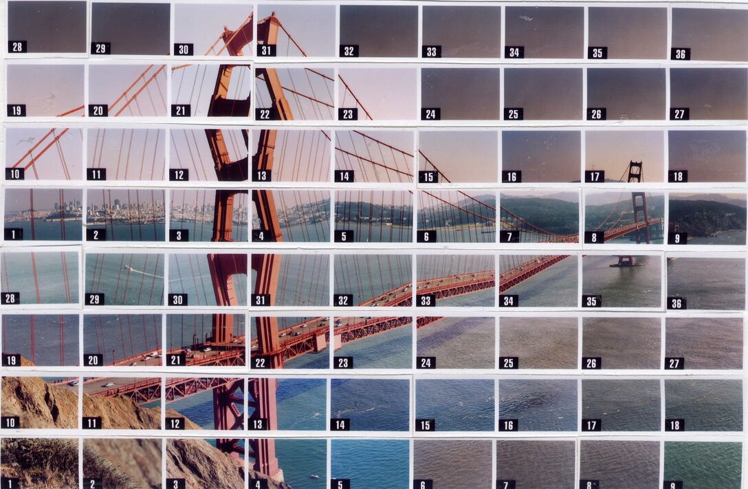 Thomas Kellner: 42#13 San Francisco, Golden Gate Bridge, 2004, Indexprint