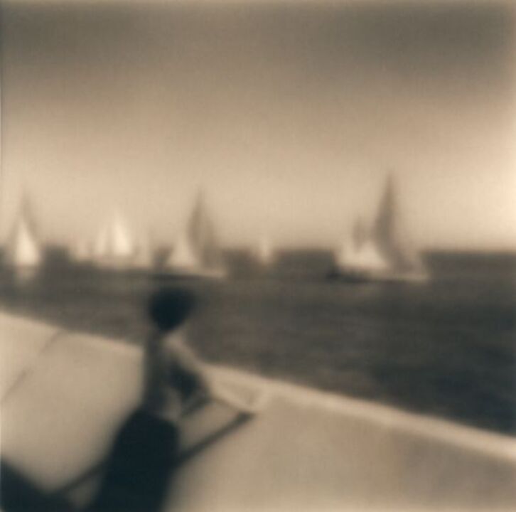 Ken Rosenthal: no title from the series:"Seen and not seen", split-toned silver gelatin print, 38x38cm,2001, edition 25+3