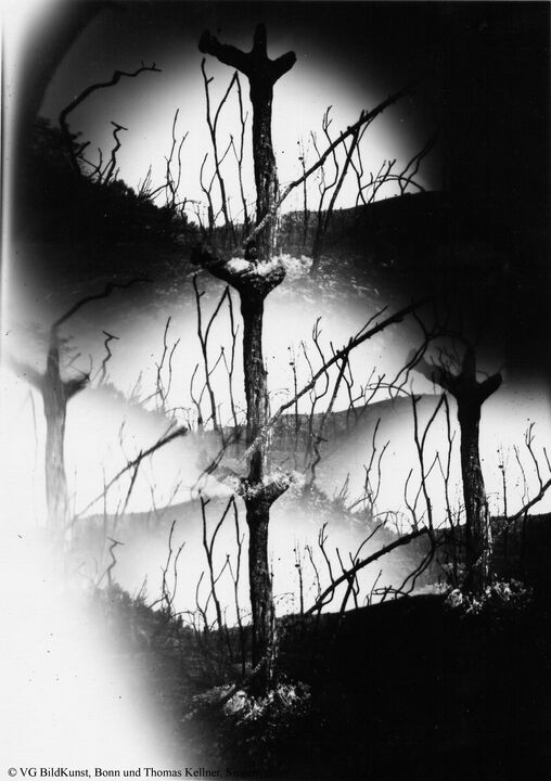 Thomas Kellner: Tierra quemada, obscure, Fotografien aus der Asche Nr. 6, 1993, BW-Print, 16,4x23,5cm/6,4"x9,2", edition 10+2
