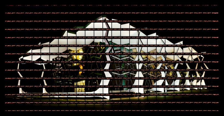 49#50, Brasília, Supremo Tribunal Federal, Night Shot, 2009, C-Print, 91 x 45,5 cm, edition 9+2/3+1