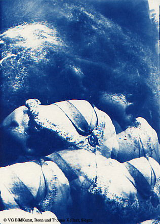 Thomas Kellner: Lost Memories No. 9, 1997, Cyanotype, 16,4x23,5 cm/6,4"x9,2", edition 10+3