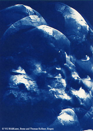 Thomas Kellner: Lost Memories No. 11, 1997, Cyanotype, 16,4x23,5 cm/6,4"x9,2", edition 10+3
