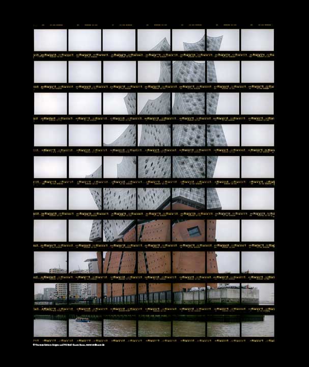 96#09, Hamburg, Elbphilharmonie Hamburg, Westseite, 2021, C-Print, 26,5 cm x 35 cm, 10,43'' x 13,78'', edition 3+1 (Architekten: Herzog & de Meuron)