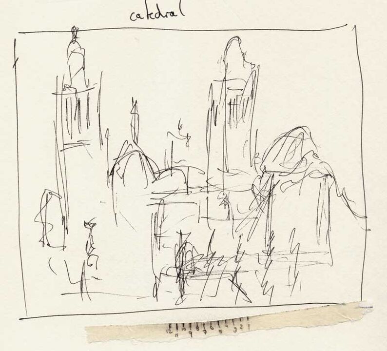 Sketch for 66#06 Mexico, Catedral 2, 2006