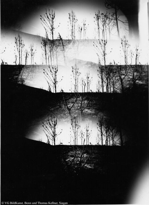 Thomas Kellner: Tierra quemada, obscure, Fotografien aus der Asche Nr. 5, 1993, BW-Print, 16,4x23,5cm/6,4"x9,2", edition 10+2